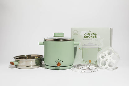 Cloudy Cooker Stainless Steel Electric Hot Pot Cooker