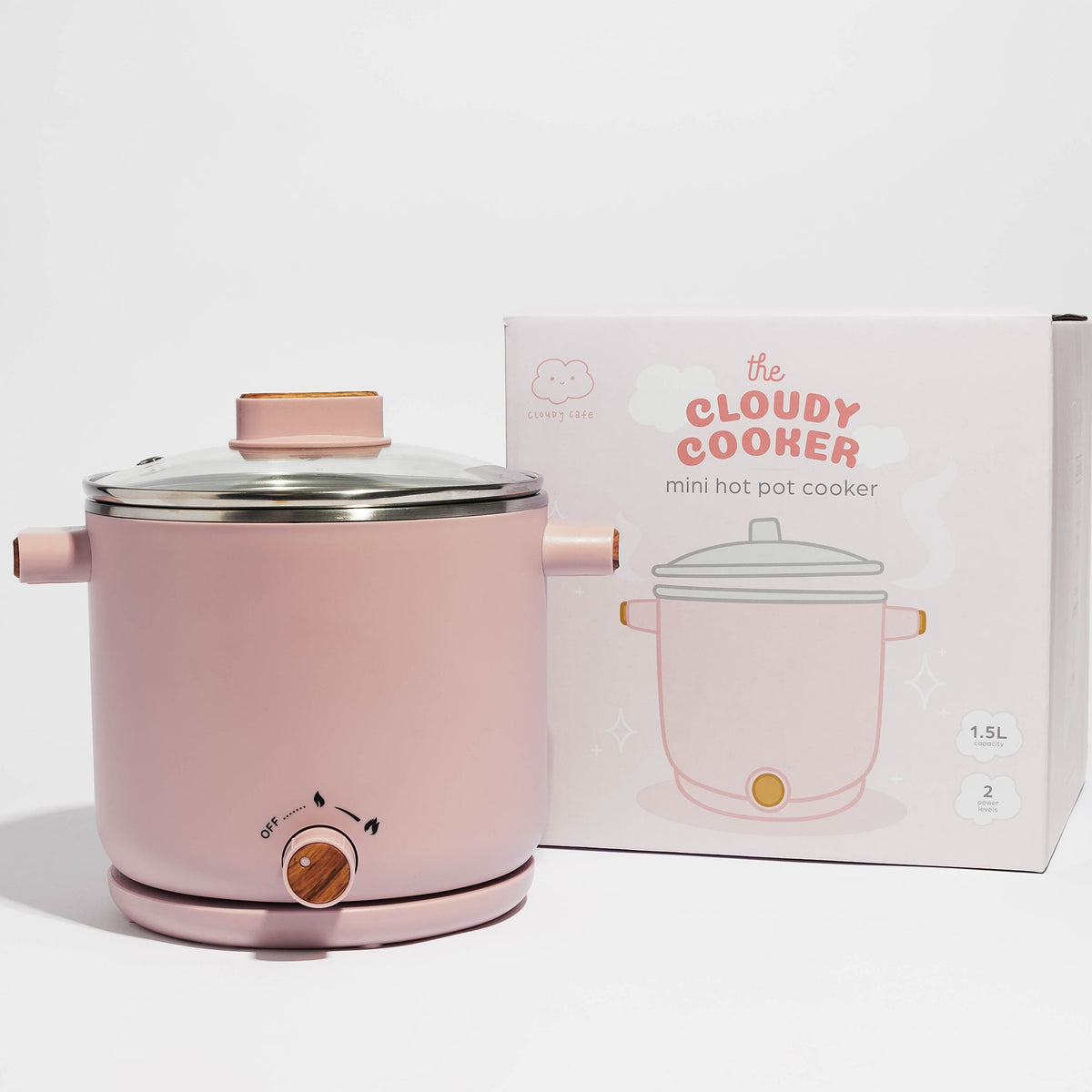 Cloudy Cooker Stainless Steel Electric Hot Pot Cooker