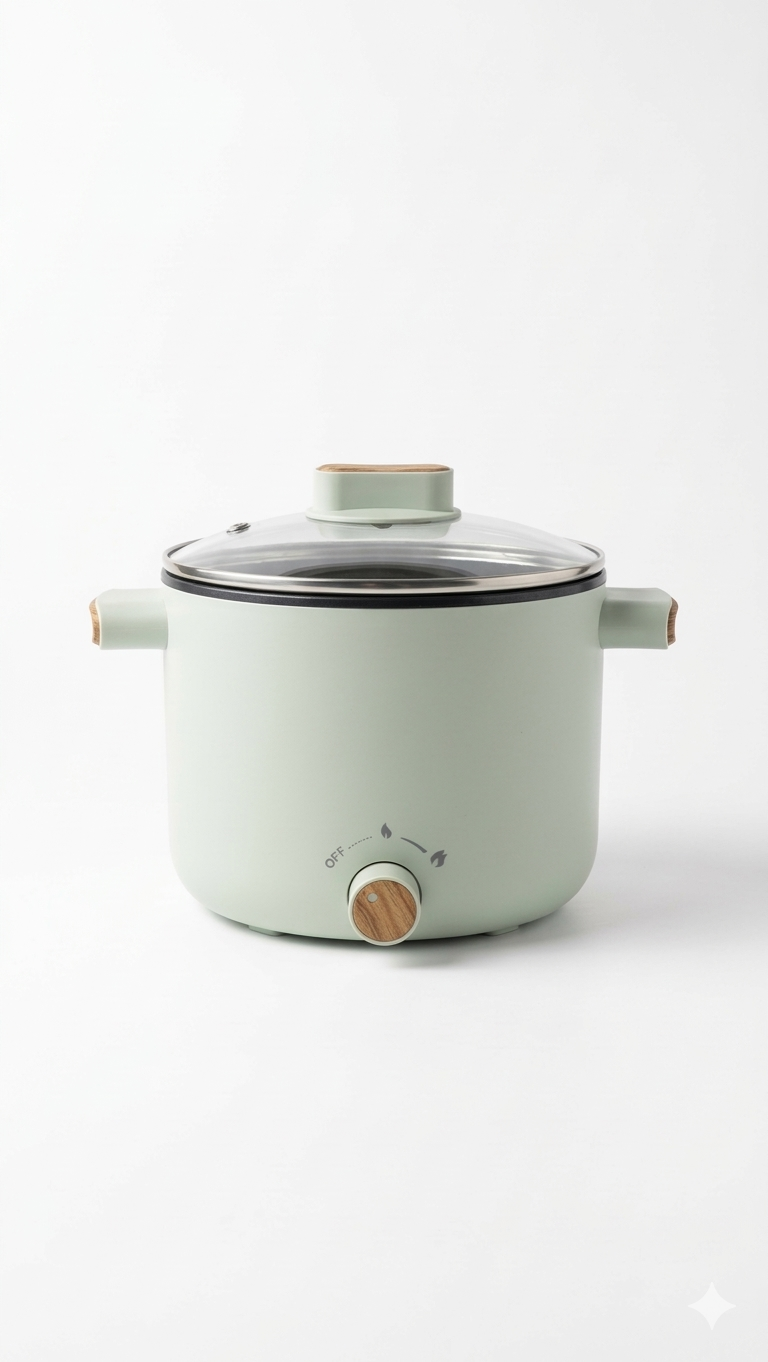 Cloudy Cooker Non-Stick Electric Mini Pot Cooker