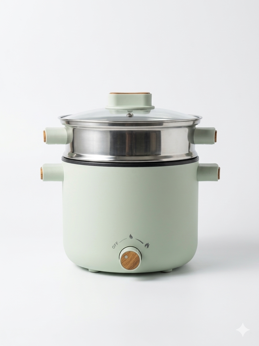 Cloudy Cooker Non-Stick Electric Mini Pot Cooker
